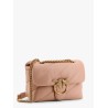 Matelassé leather shoulder bag with iconic love birds buckle