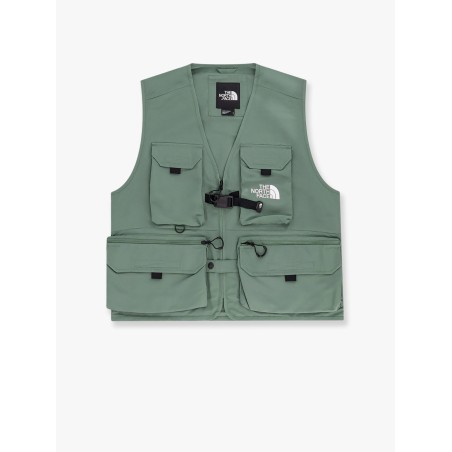 Unisex sleeveless jacket with iconic embroidery
