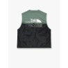 Unisex sleeveless jacket with iconic embroidery