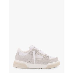 Studio mesh and suede low-top sneakers