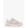 Studio mesh and suede low-top sneakers