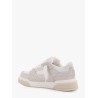 Studio mesh and suede low-top sneakers
