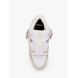 Studio mesh and suede low-top sneakers