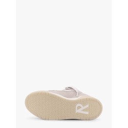 Studio mesh and suede low-top sneakers