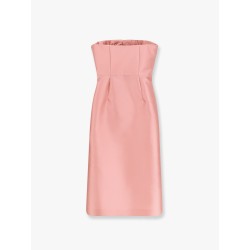 Mikado décolleté  dress