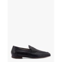 Deconstructed leather loafer
