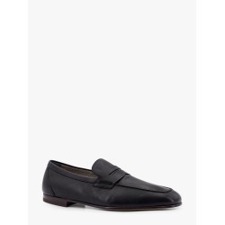 Deconstructed leather loafer