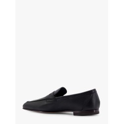 Deconstructed leather loafer