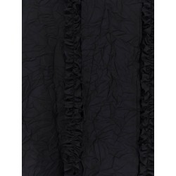 Viscose blend top with crinkled effect