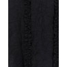 Viscose blend top with crinkled effect