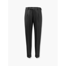 Virgin wool trouser with frontal pinces