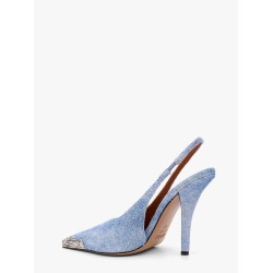 Jessica western slingback with metal details