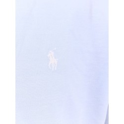 Cotton polo shirt with logo embroidery