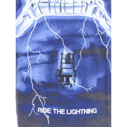 Organic cotton and hemp t-shirt with maxi metallica print