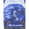 Organic cotton and hemp t-shirt with maxi metallica print
