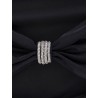 Satin body with rhinestones