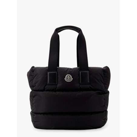 Caradoc padded nylon shoulder bag with logo patch