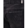 Tailored stone-washed denim bermuda shorts