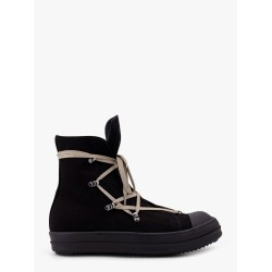 High-top canvas sneakers