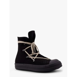 High-top canvas sneakers