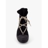 High-top canvas sneakers