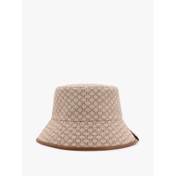 Loretta cotton bucket hat with allover logo