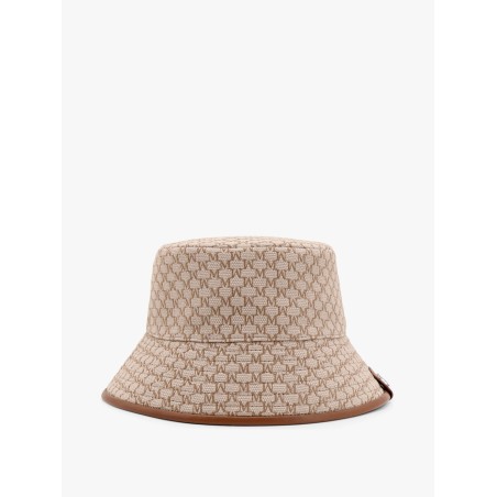 Loretta cotton bucket hat with allover logo