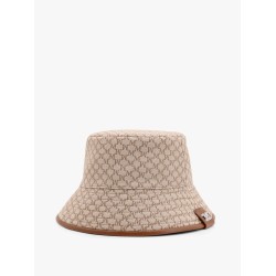Loretta cotton bucket hat with allover logo