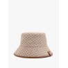 Loretta cotton bucket hat with allover logo