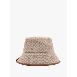 Loretta cotton bucket hat with allover logo