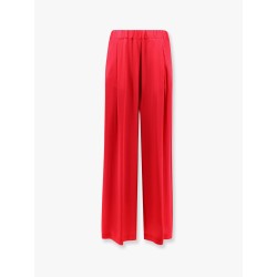 Satin wide trouser