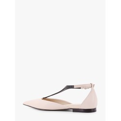 Leather sandals with monili detail on the front