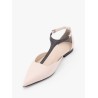 Leather sandals with monili detail on the front