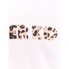 Cotton t-shirt with animalier print