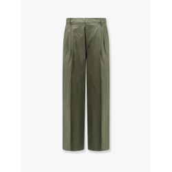 Cotton trouser with frayed edges