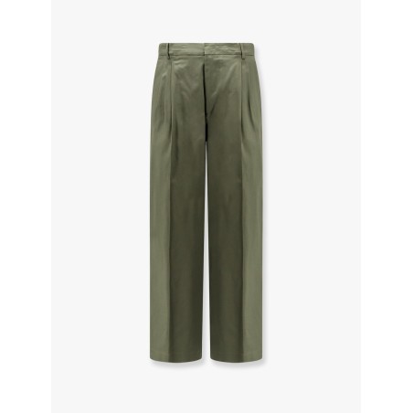 Cotton trouser with frayed edges