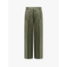 Cotton trouser with frayed edges