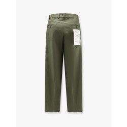 Cotton trouser with frayed edges