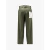 Cotton trouser with frayed edges