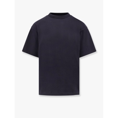 Cotton t-shirt with beads logo patch