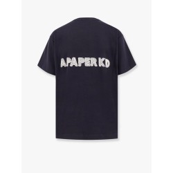 Cotton t-shirt with beads logo patch