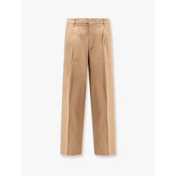 Cotton trouser with frayed edges