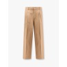 Cotton trouser with frayed edges