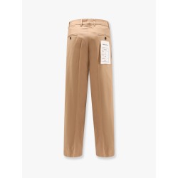 Cotton trouser with frayed edges