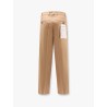 Cotton trouser with frayed edges