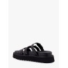 Leather sandals with metal details