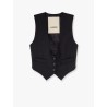 Stretch wool vest