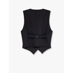 Stretch wool vest