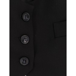 Stretch wool vest