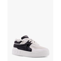 One stud valentino garavani leather sneakers
